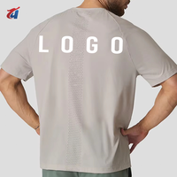 OEM Benutzerdefiniertes Logo Lieferant Weiches Atmungsaktives Leichtes Raglan-Ärmel Relaxed Fit Workout Training Gym Lauf Herren T-Shirt