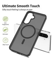 Étui de téléphone portable translucide de luxe avec sensation de peau à anneau magnétique pour Samsung Galaxy A26 étui couverture de téléphone personnalisée