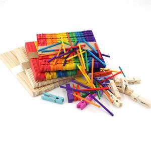 Commercio all'ingrosso di colore naturale 50 mmx2mmx2mm artigianato bastoncini di legno per l'arte dei bambini e progetti creativi - Product Image 6