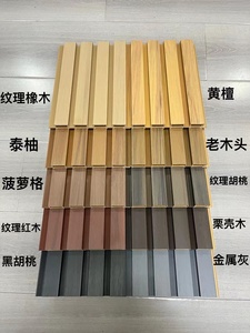 Revestimiento de Paneles de Pared WPC para Exteriores, Resistente al Agua y a los Rayos UV, Tablero Compuesto de Madera y Plástico para <span class=keywords><strong>Fachadas</strong></span> de Edificios y Villas - Product Image 2