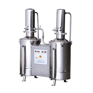 WESTTUNE DZ5C DZ10C DZ20C 5L/10L/20L Distillateur d'eau double en acier inoxydable 304 OEM pour eau distillée - Product Image 1