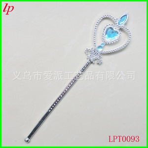 Baguette magique en forme de cœur LPT0094 en résine plastique, jouet princesse pour enfants - Product Image 2