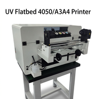 Imprimante UV à plat Benlun A2A3A4 4050 Double XP600/DX7 Haute Qualité Encre UV Automatique 4 Cartouches Matériaux Souples et Rigides Sans Bordure