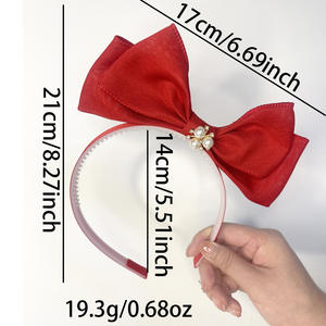 ที่คาดผมโบว์สองชั้นสำหรับเด็ก, ที่คาดผมสีลูกกวาดเจ้าหญิงน่ารักทันสมัย - Product Image 3