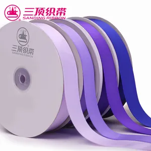 Sanding grossgrass Fitas Ribbon Customized Stock 1inch PES Gift Gradient Technics Style Fabric Packaging Pattern Color Feature