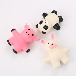 2025 nouvelle usine en gros nouveau design latex criant en caoutchouc chien jouets cochon <span class=keywords><strong>lapin</strong></span> panda avec couineur - Product Image 3