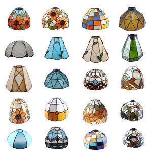 SKD OEM parti di ricambio luce LED luce da tavolo lampadario <span class=keywords><strong>in</strong></span> <span class=keywords><strong>vetro</strong></span> Tiffany paralume - Product Image 1