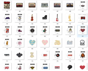 Pin Musik Logam Grosir, Pin Band Musik Populer, Pin Logam Cor, Souvenir, Pin Enamel Fashion Art Bintang Penyanyi untuk Pakaian - Product Image 2