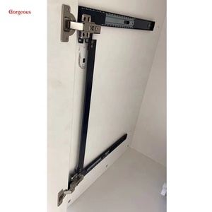 Accesorios <span class=keywords><strong>para</strong></span> Muebles: Sistema <span class=keywords><strong>de</strong></span> Puerta Abatible Oculta con Riel Deslizante y Bisagra <span class=keywords><strong>de</strong></span> Bolsillo <span class=keywords><strong>para</strong></span> Gabinetes <span class=keywords><strong>de</strong></span> <span class=keywords><strong>Cocina</strong></span> - Product Image 4