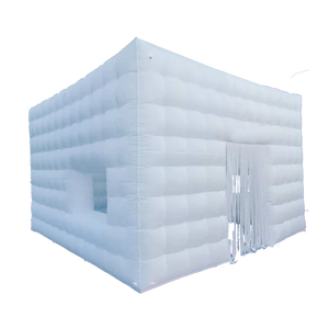 Alquiler comercial Eventos evento al aire libre LED Light up 6m <span class=keywords><strong>x</strong></span> 6m discoteca Club inflable cubo discoteca carpa club nocturno inflable - Product Image 3