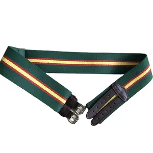 Cintura con cinturino in pelle di cotone di alta qualità personalizzata all'ingrosso cintura in tessuto largo 6.5cm per uomo
