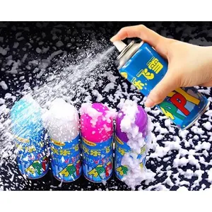 Guangzhou factory manufacturer 45*128mm 52*130mm refillable empty aerosol CMYK printing snow spray can