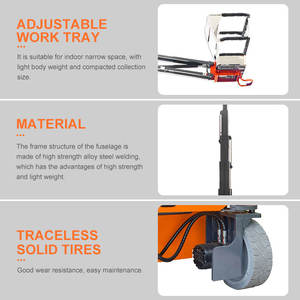 5.5 m 8m 10m 300Kg 200Kg אנכי חשמלי מעלית הידראולי אדם אחד מיני בום להרים אווירי נייד פלטפורמת מעלית מספריים - Product Image 4