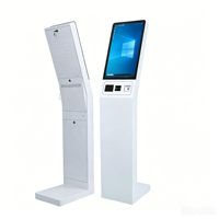 Sistema de Punto de Venta con Kiosco de Pago Interactivo TouchWo de 32 Pulgadas con Impresora y SDK, Windows 11, Pantalla Táctil de Pie, 1920x1080, 128 GB