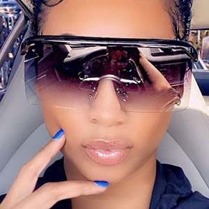 Novedades 2022, Gafas de Sol Modernas para Hombre y Mujer, Protección Contra el Viento, UV400, Gafas de Sol de Gran Tamaño - Product Image 1