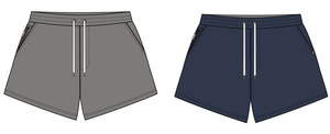 Pantalones Cortos Deportivos 2 en 1 de <span class=keywords><strong>Lana</strong></span> <span class=keywords><strong>Merino</strong></span>, Exterior de Algodón Orgánico, Interior de <span class=keywords><strong>Lana</strong></span> <span class=keywords><strong>Merino</strong></span> para Correr, Gimnasio y Entrenamiento - Product Image 4