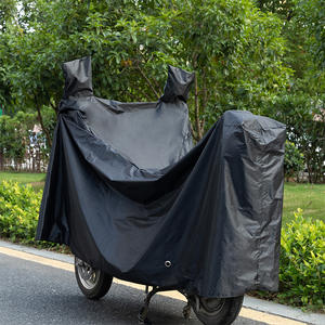 Housse de protection universelle pour scooter électrique, taille unique, noire, imperméable, en polyester soyeux, protection universelle pour moto - Product Image 3