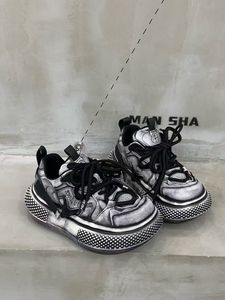 Zapatos Retro Pop de Diseño Personalizado con Malla de Diamantes y Suela de <span class=keywords><strong>Plataforma</strong></span>, Personalización de Marca Privada RTS - Product Image 6