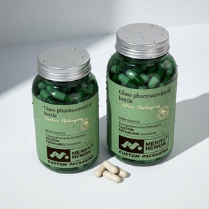 Flacons en verre ambré pour médicaments et compléments alimentaires, contenants pharmaceutiques de 100 ml et 150 ml, pour pilules/capsules - Product Image 3