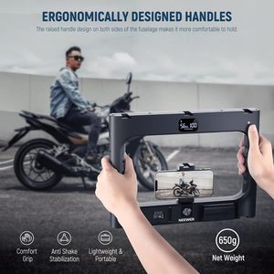 Estabilizador <span class=keywords><strong>de</strong></span> Jaula para Cámara <span class=keywords><strong>NEEWER</strong></span> A111 II, Kit <span class=keywords><strong>de</strong></span> Iluminación <span class=keywords><strong>de</strong></span> Video para Smartphone con <span class=keywords><strong>Luz</strong></span> Fría, Vertical - Product Image 2