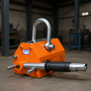 Aimant de levage néodyme robuste 300 kg 660 lb Facteur de sécurité 2.5 Interrupteur manuel Traitement des métaux - Product Image 2