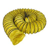 Tuyau de ventilation flexible en PVC industriel, tuyau d'aération pliable, résistant à l'usure, pour la ventilation des chantiers