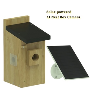 Cámara Profesional Inteligente con IA de 5MP para Nido de Pájaros, con Red Wifi y Panel Solar - Product Image 1