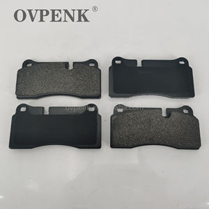 ผ้าเบรกแบบดัดแปลงสำหรับ <span class=keywords><strong>Brembo</strong></span> GT4 <span class=keywords><strong>F50</strong></span> Narrow Leather OEM 420698451B 4L0698451B 420698451C D1155 - Product Image 1