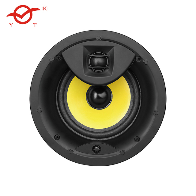 YATAO OEM Manufacture in Wall Ceiling Home Speaker 6w 10w Pa System Round Aluminum Housing Frameless 6inch Ceiling Speaker