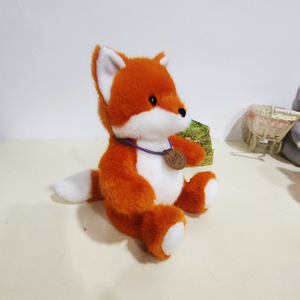 Lindo Peluche de Zorro de Terciopelo <span class=keywords><strong>con</strong></span> Relleno de Algodón PP, Muñeco de Confort Rosa para Niñas, Compañero de Gato <span class=keywords><strong>con</strong></span> Campana para Niños, Venta al por Mayor - Product Image 4