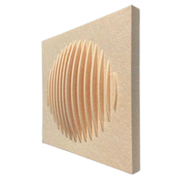 Diffuseur acoustique d'isolation phonique de haute qualité pour usage domestique forme carrée 50x50x10cm matériau PET + PU 30-50dB Absorption acoustique