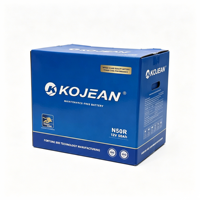 Batterie de voiture au plomb-acide Kojean N50R 12V 50Ah 450A CCA sans entretien JIS 48D26R borne positive droite