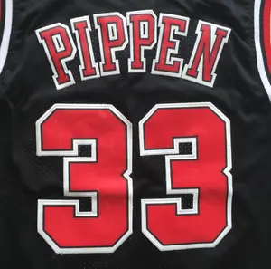 Scottie Pippen Black Best Quality Stitched Basketball Jersey