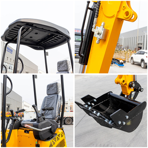 Miniexcavadora HT18 al por mayor con motor diésel/zapatas retráctiles/Oscilación de pluma/rotación sin cola en EE. UU. - Product Image 3