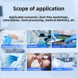 16-дюймовые удлиненные утолщенные латексные перчатки без пудры для чистых помещений, кислотощелочестойкие, противоскользящие, в вакуумной упаковке, для лабораторий - Product Image 4