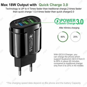 Cargador de Teléfono Móvil EONLINE, <span class=keywords><strong>Carga</strong></span> <span class=keywords><strong>Rápida</strong></span> USB QC3.0, Adaptador de <span class=keywords><strong>Carga</strong></span> <span class=keywords><strong>Rápida</strong></span> Universal para iPhone 17 16 Pro Max, Tableta <span class=keywords><strong>Samsung</strong></span> - Product Image 5