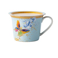 Tasse en céramique avec couvercle de la série Dream Butterfly Dance, pour la maison et le bureau, tasse à eau, à thé, à café, à petit-déjeuner de haute qualité