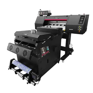 Disen Digital Dtf Pet Film Printer T Shirt tekstil cetak mesin Dtf Printer 60cm dengan Dual Epson I3200/xp600 printhead