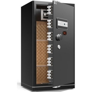 Weichi nhà lớn sang trọng tủ quần áo ẩn thông minh lưu trữ đồ trang sức an toàn Rắn tiền thép an toàn tiền gửi hộp với khóa vân tay - Product Image 5