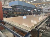 Panel Dinding PU PUR Terisolasi, Panel Sandwich Harga Panel Sandwich PU PUR untuk Konstruksi Bangunan Gudang