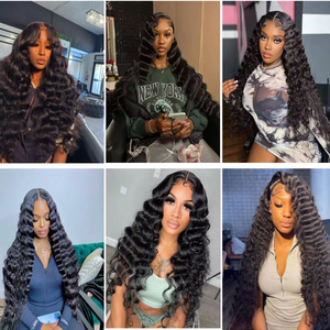 Vague profonde Remy cheveux humains Doubleweft vente en gros de cheveux vierges non transformés 100% paquets de cuticules de cheveux humains d'origine - Product Image 4