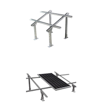 Système de montage de panneaux solaires en acier de haute qualité Installation facile avec fonction d'installation facile Modules PV encadrés Élégant