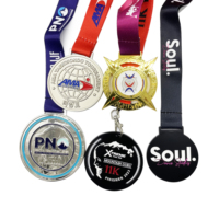 Ventes chaudes d'usine - Médaille de football en alliage de zinc - Médaille de sport personnalisée en métal - Médaille de gymnastique