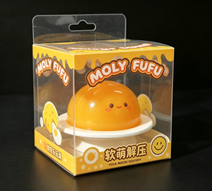 Boîte pliante transparente en PVC imprimée sur mesure pour l'emballage de jouets anti-stress, emballage cadeau, présentoir de vente au détail - Product Image 5