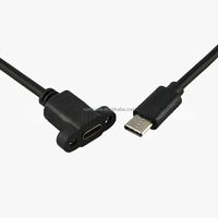 Panel mount usb 3.1 typ c WEIBLICHE zu usb 3.1 typ c männlichen VERLÄNGERUNG kabel