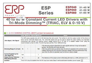 Mejor Precio Esp050W-1200-42 Fuente de Alimentación LED AC-DC de 50W 24-42V 1200mA IP64 Impermeable con Carcasa de Aluminio y Atenuación de Tres Modos - Product Image 6