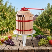XH 12L Spirale Handmatige Houten Multifunctionele Wijnpersmachine voor Fruitverwerkingsbedrijven, Eenvoudig te Gebruiken, Fruitsapmodel 010