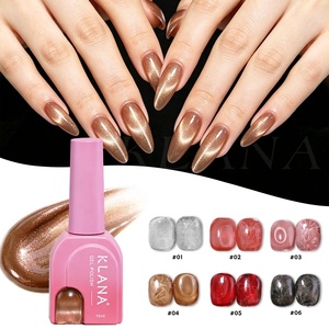 Kit de gel UV LED magnétique effet œil de chat transparent nude cristal pour ongles, fabrication sur mesure pour salon, vente en gros, OEM, marque privée - Product Image 3