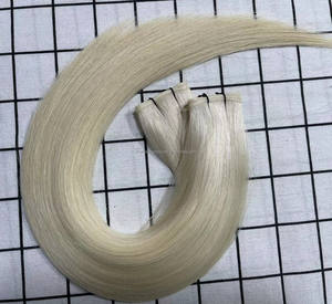 Les trames de génie de qualité supérieure peuvent être coupées 100% <span class=keywords><strong>virg</strong></span> dans les extensions de cheveux humains chinois cuticule complète tressage intact blanchiment droit - Product Image 6