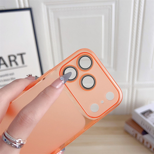 เคสโทรศัพท์แม่เหล็ก TPU สำหรับ iPhone 14 15 16 Pro Max รุ่นหรูหราแบบด้าน สำหรับ iPhone 17 เคสใสพร้อมฝาหลังแบบด้าน - Product Image 4